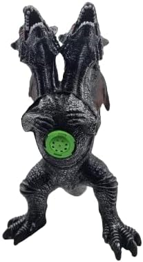 Muñeco Dragon Dos Cabeza de 39cm de Cabeza a Cola de plastico Blando Libre de BPA Figura de accion reailsta de Dinosaurio con 2 Cabezas con sonido aterrador