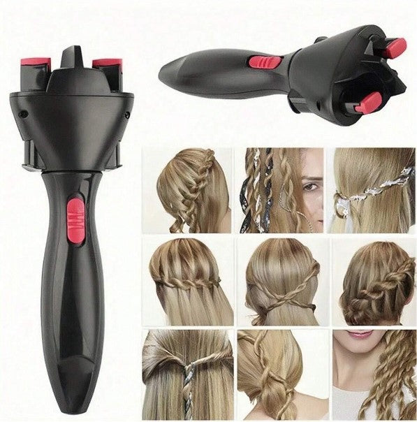 Herramienta de Trenza del Pelo de Giro rápido electrónico Máquina automática del Trenzado del Pelo Fabricante de la Trenza DIY Herramientas mágicas del Estilo del Pelo